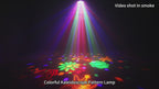 M6 Lumière laser à motifs kaléidoscopiques colorés | 35W LED + laser + GOBO, DMX512, projecteur de scène pour soirées - Luzshow