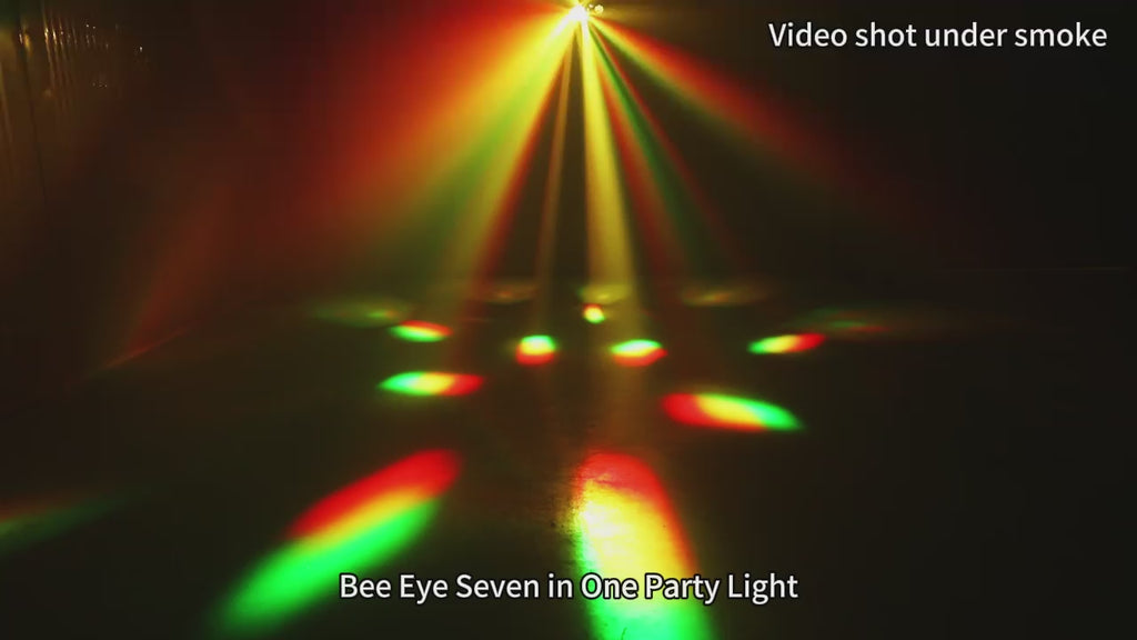 M5 World Windows 7-in-1 Laserlicht | 15W RGB DMX512 Bühnen-Partylichter – Luzshow