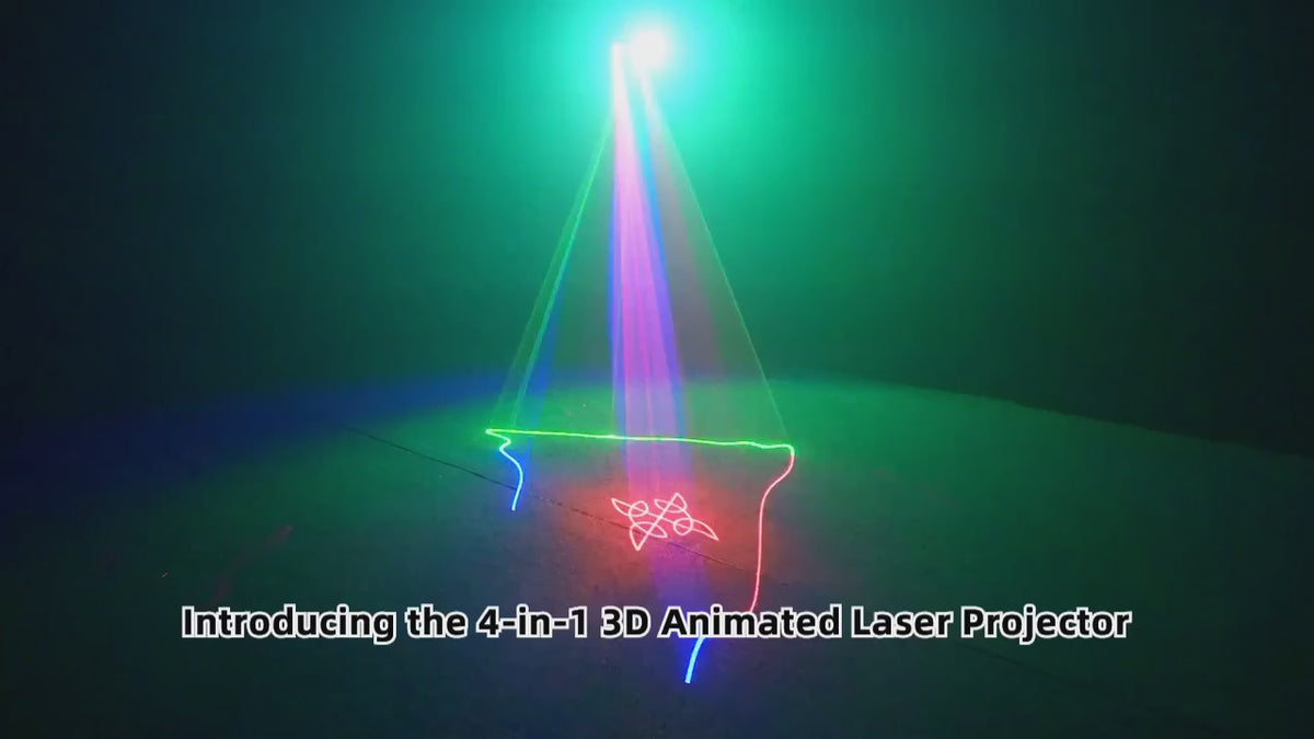 M11 12-Loch-Beam-Laserlicht | 500mW 7-Farben DMX512 Bühnen-Partylicht - Luzshow