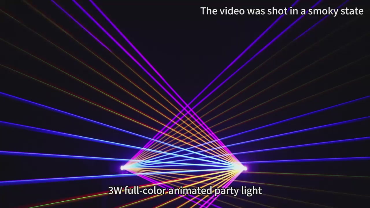 3W RGB Animation Laser Light | Luzshow F22