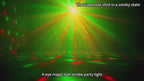 M17 Mini Aurora Projektor Beam Light | 6W RGB LED USB Bühne Party Atmosphäre Licht - Luzshow