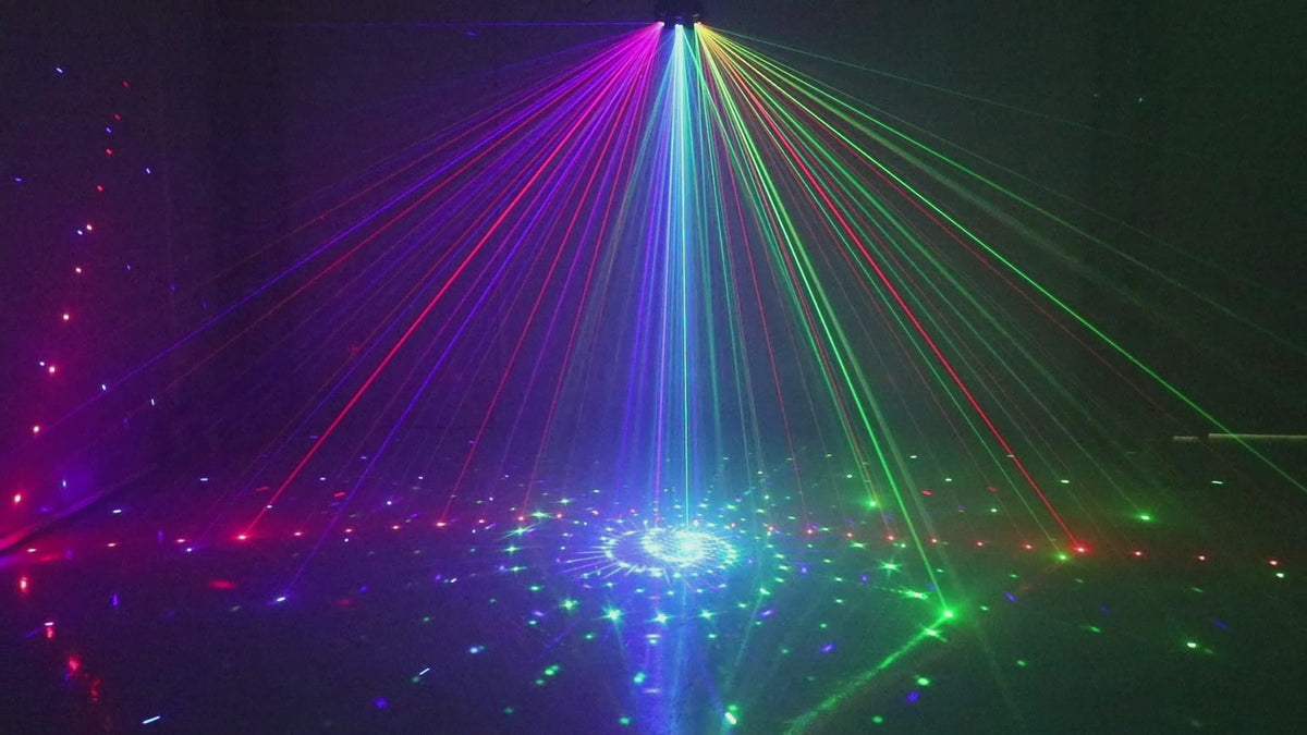 M2 15-Augen Party Laserlicht | RGB Bühnen- & Partylicht mit DMX512