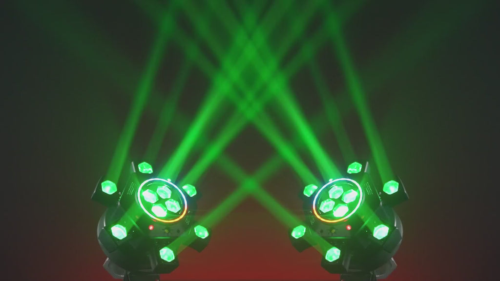 B2 6-Arm King Kong Laserlicht | 150W RGBW DMX512 Bühnen Party Licht - Luzshow